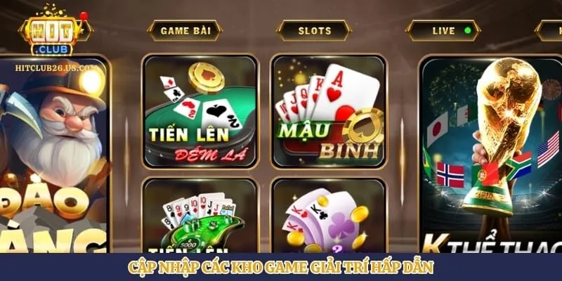 Cập nhập các kho game giải trí hấp dẫn